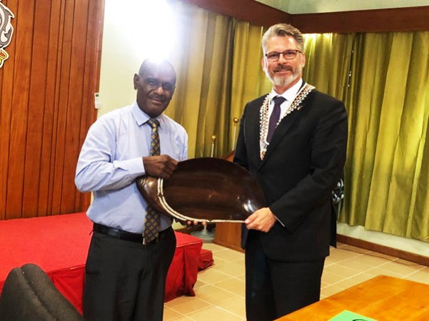 Canadas High Commissioner To Si Presents Letter Of Introduction To