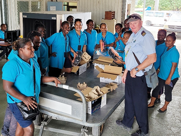 AUSTRALIAN BORDER FORCE DELIVERS X-RAY AND SUBSTANCE DETECTION TRAINING TO SOLOMON ISLANDS CUSTOMS