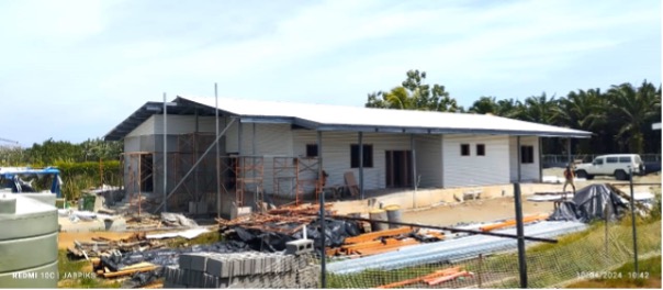 Construction of isolation units progressing