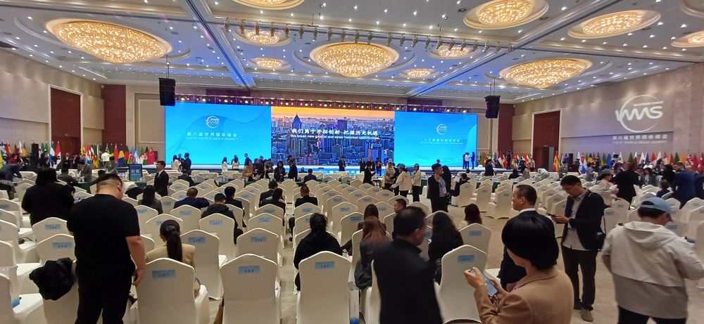 SI attends 6th world media summit in China