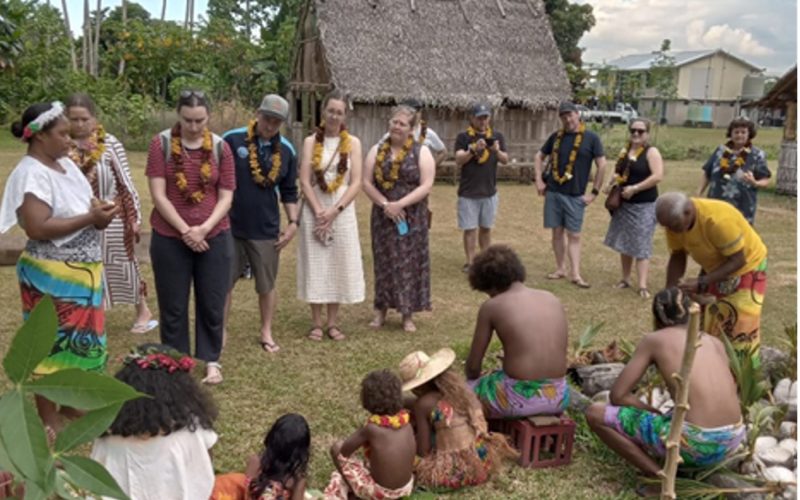 A taste of Sikaiana culture for Australian teachers