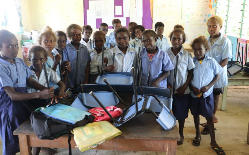 ‘Friends of Solomons’ supports Vare-Tutty sch with new furniture